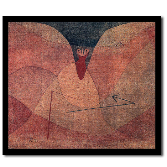 Aviatic Evolution (1934) by Paul Klee - Buy Print Only or Mounted with Choice of Accent Color