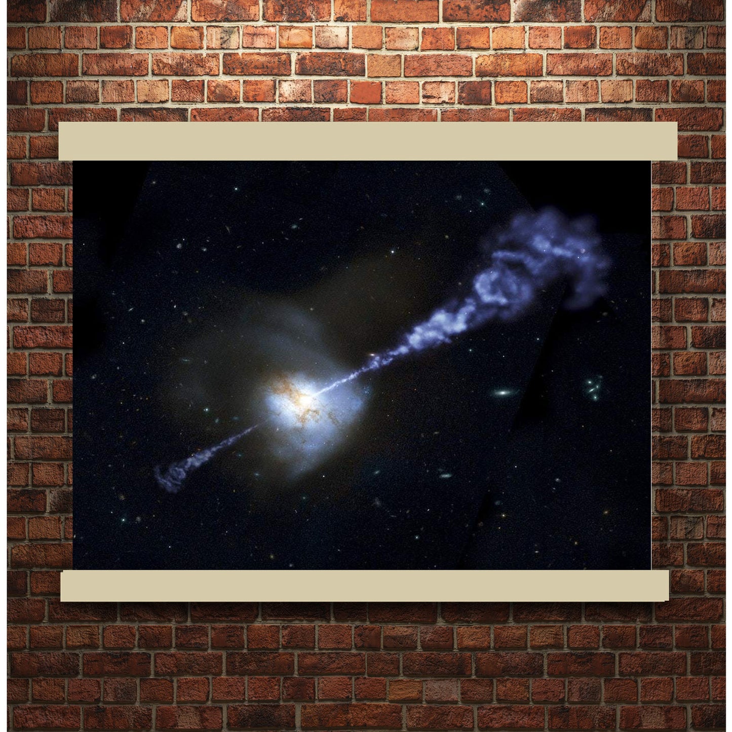 Artist Concept: Active Black Hole | Hanging Canvas Art | Choice of Board Colors