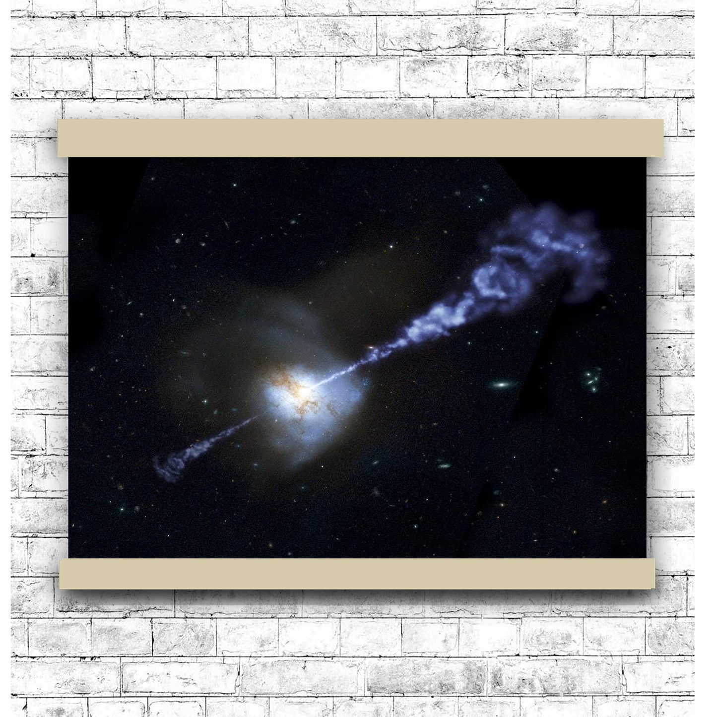 Artist Concept: Active Black Hole | Hanging Canvas Art | Choice of Board Colors