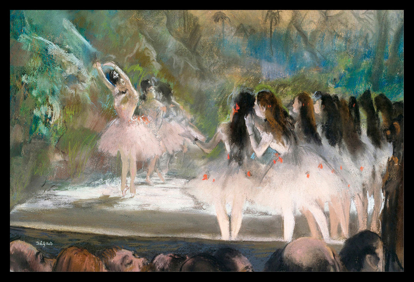 Ballet at the Paris Opera- Buy Print Only or Mounted with Choice of Accent Color