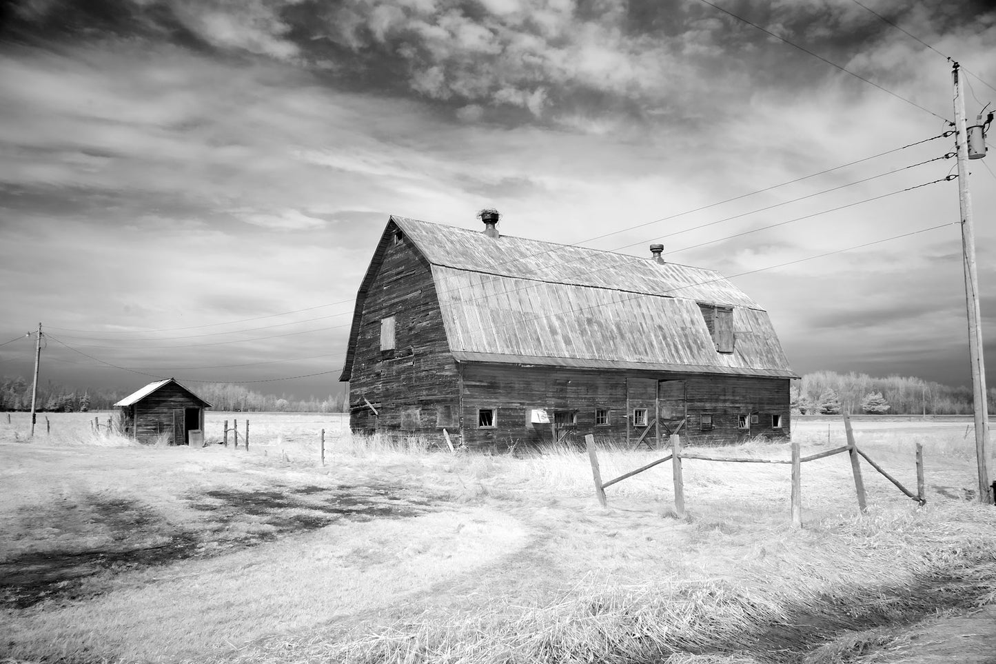 Upper Michigan Barn in Winter