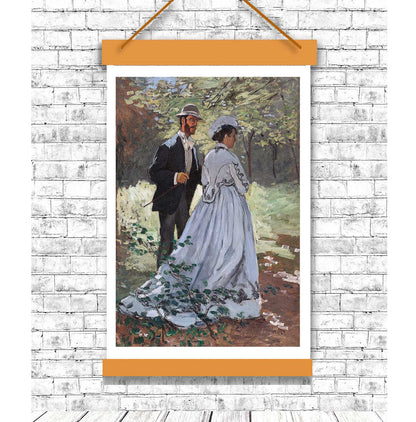 Bazille and Camille (1865) by Claud Monet