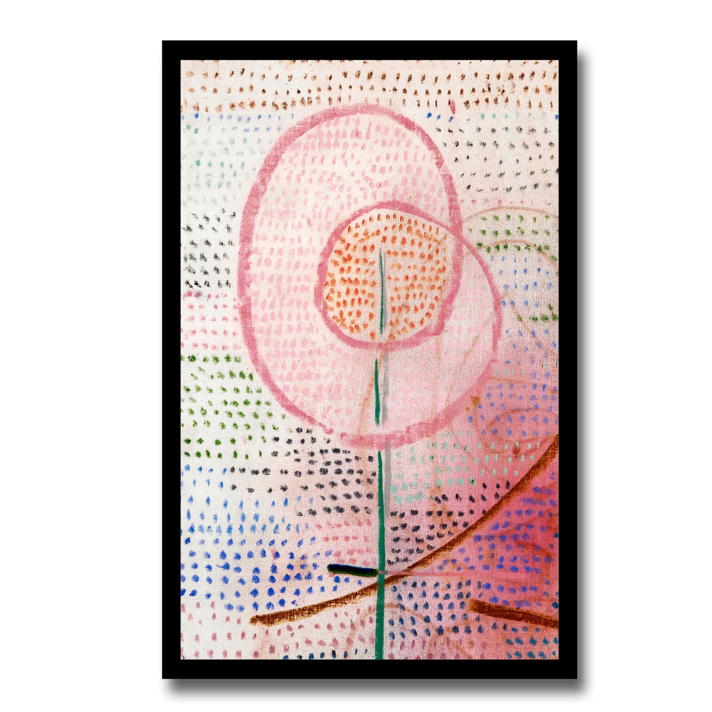 Blossoming (1934 by Paul Klee - Buy Print Only or Mounted with Choice of Accent Color