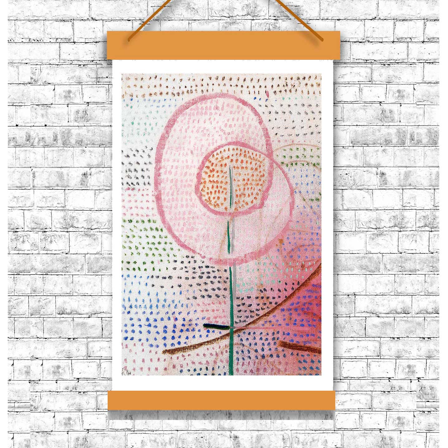 Blossoming (1934 by Paul Klee - Buy Print Only or Mounted with Choice of Accent Color
