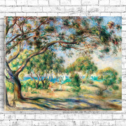 Bois de la Chaise (Paysage) (1892) by Pierre Renoir - Buy Print Only or Mounted with Choice of Accent Color