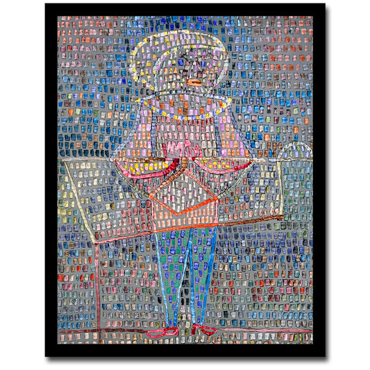 Boy in Fancy Dress (1931) by Paul Klee - Buy Print Only or Mounted with Choice of Accent Color