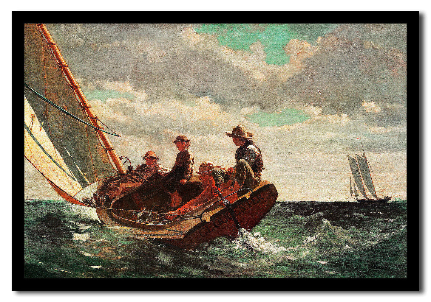 An October Day (1889) by Winslow Homer\