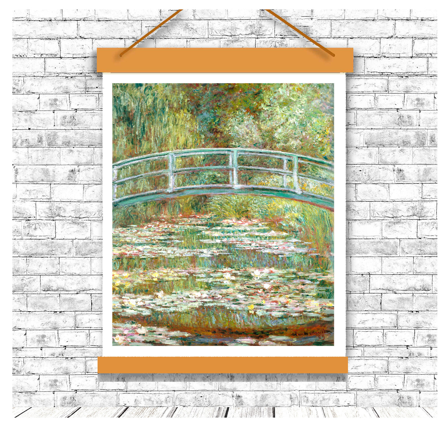 Bridge over a Pond of Water Lilies by Claude Monet