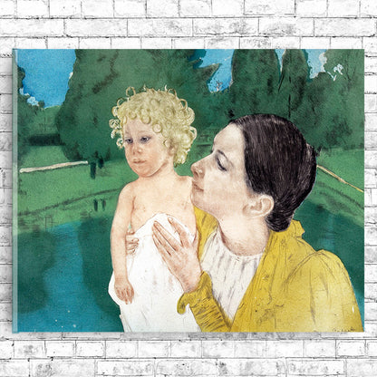 By the Pond (ca. 1896) by Mary Cassatt