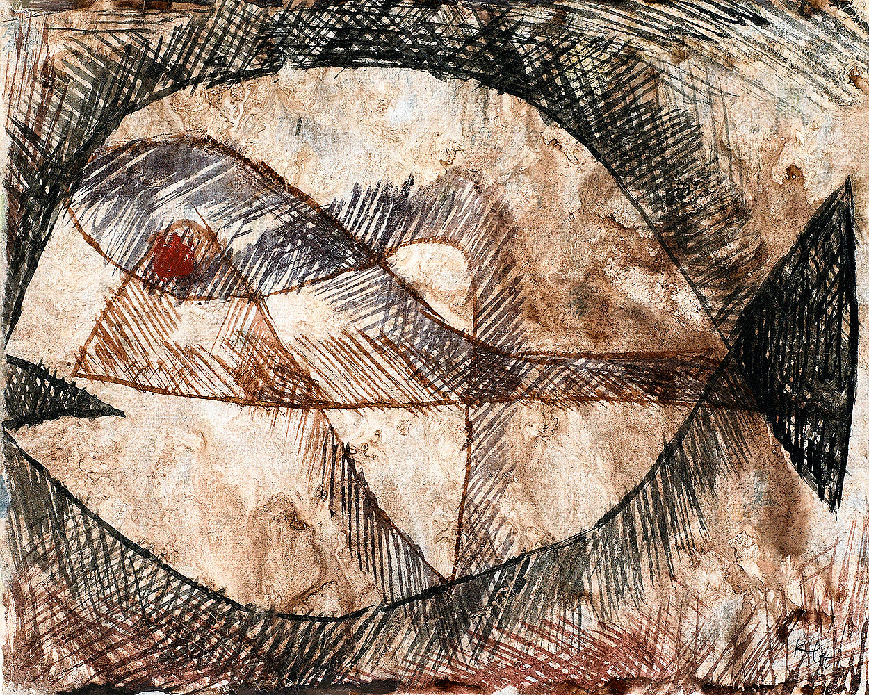 C.–C. = Fisch (1931) by Paul Klee - Buy Print Only or Mounted with Choice of Accent Color