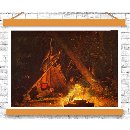 Camp Fire (1880) by Winslow Homer