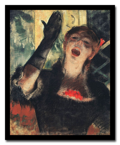 Cafe Singer by Edgar Degas