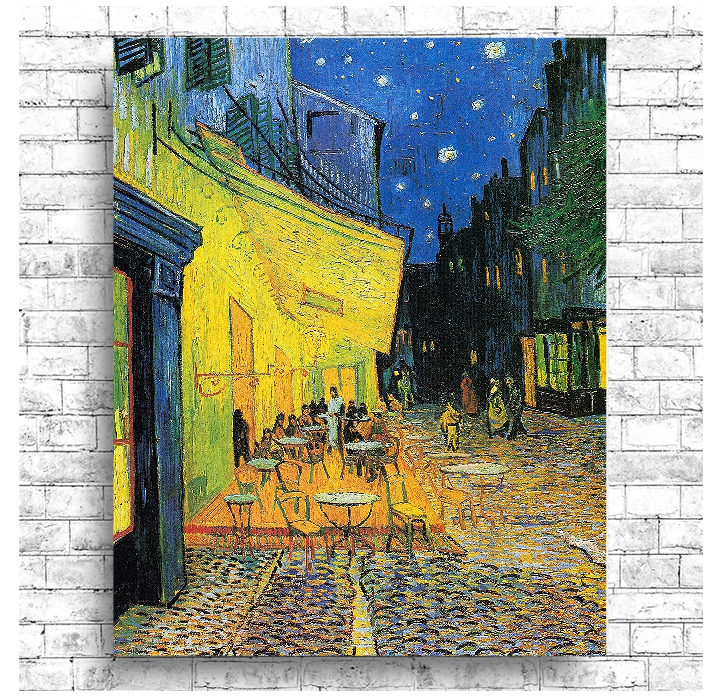 Café Terrace at Night (1888) by Vincent Van Gogh
