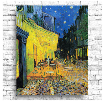 Café Terrace at Night (1888) by Vincent Van Gogh