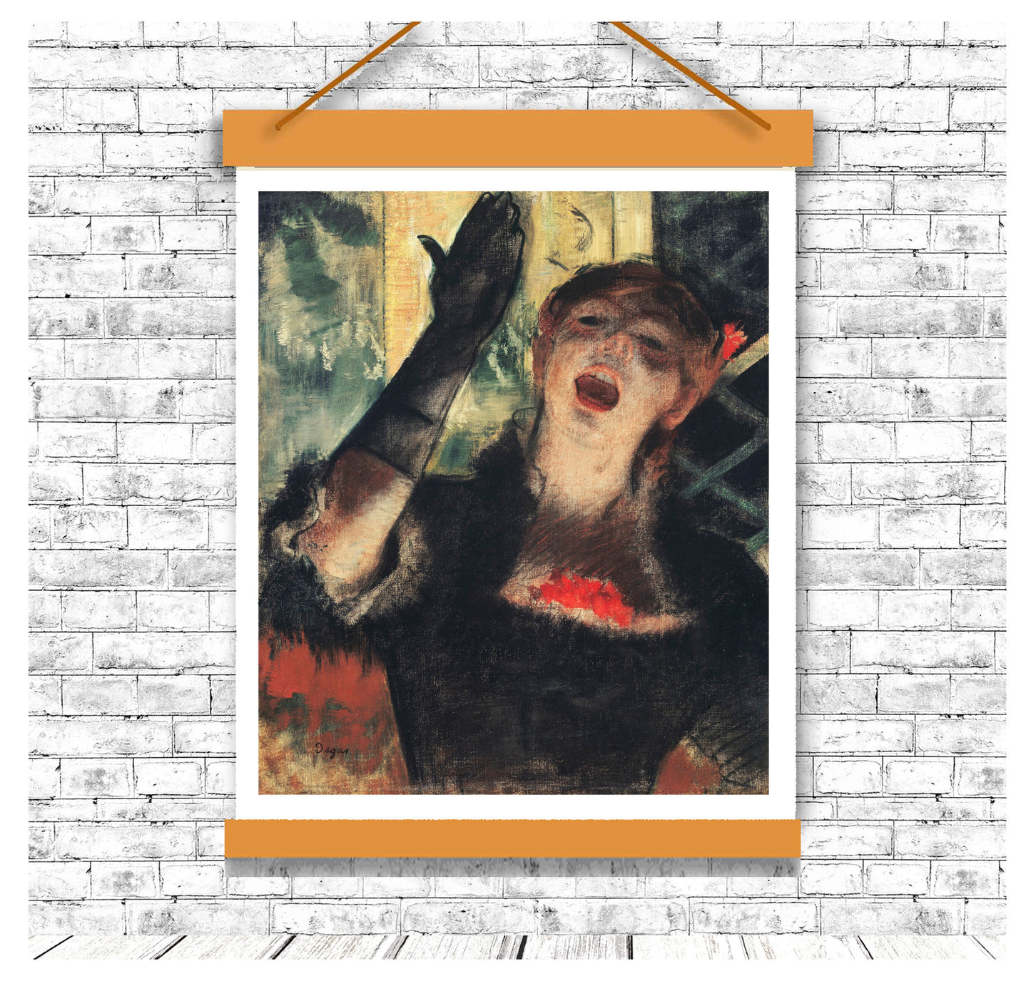 Cafe Singer by Edgar Degas