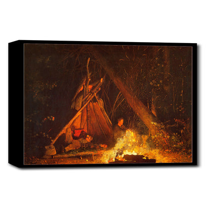 Camp Fire (1880) by Winslow Homer