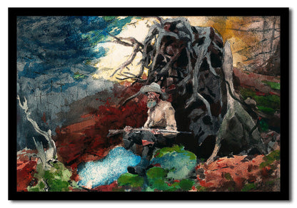Casting, Number Two (1894) by Winslow Homer