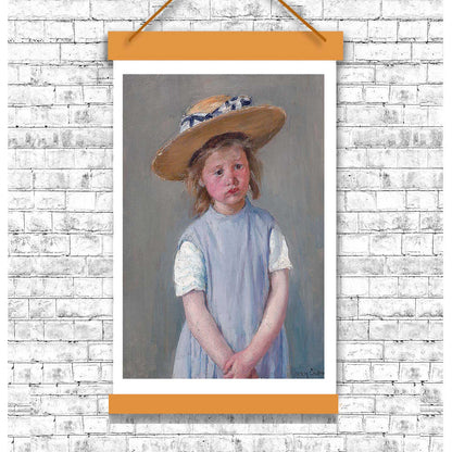 Child in a Straw Hat (1886) by Mary Casset