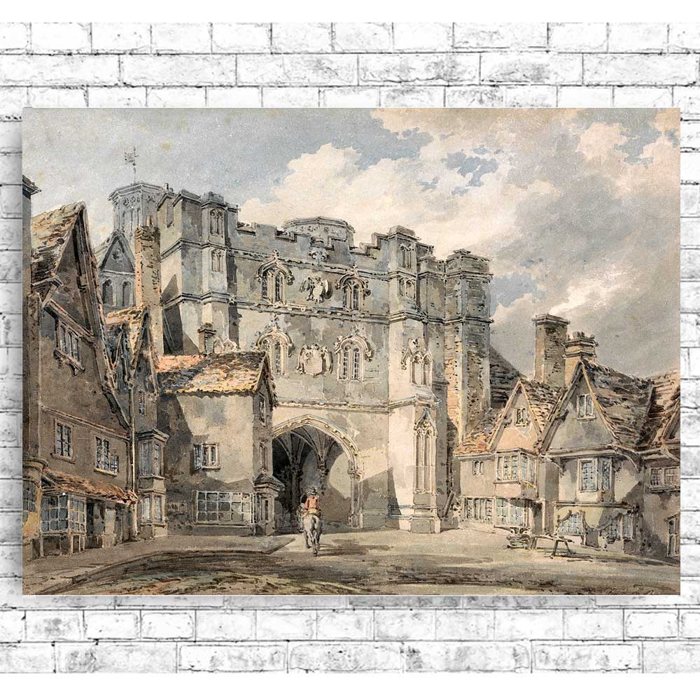 Christ Church Gate, Canterbury by J.M.W. Turner