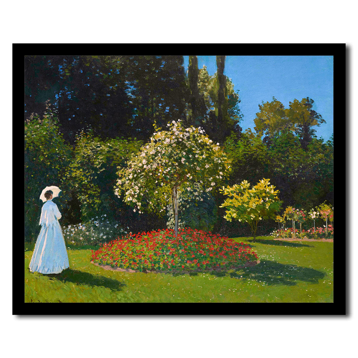Claude Monet's Lady in the garden