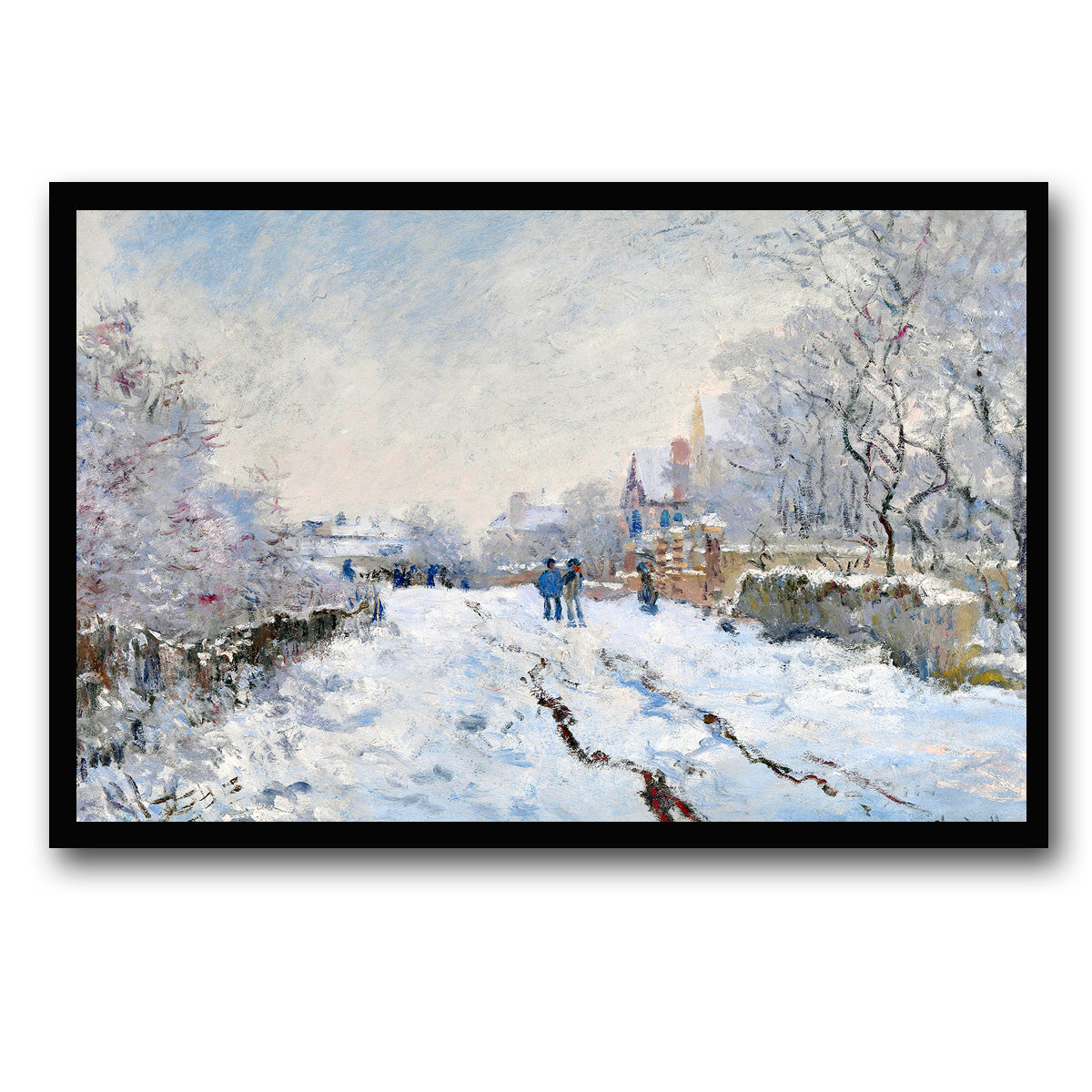 Claude Monet's Snow at Argenteuil (1874–1875) by Claud Monet