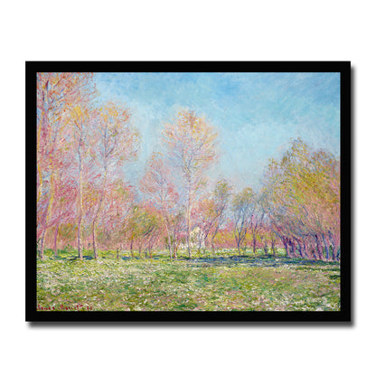 Spring in Giverny (1890) by Claude Monet