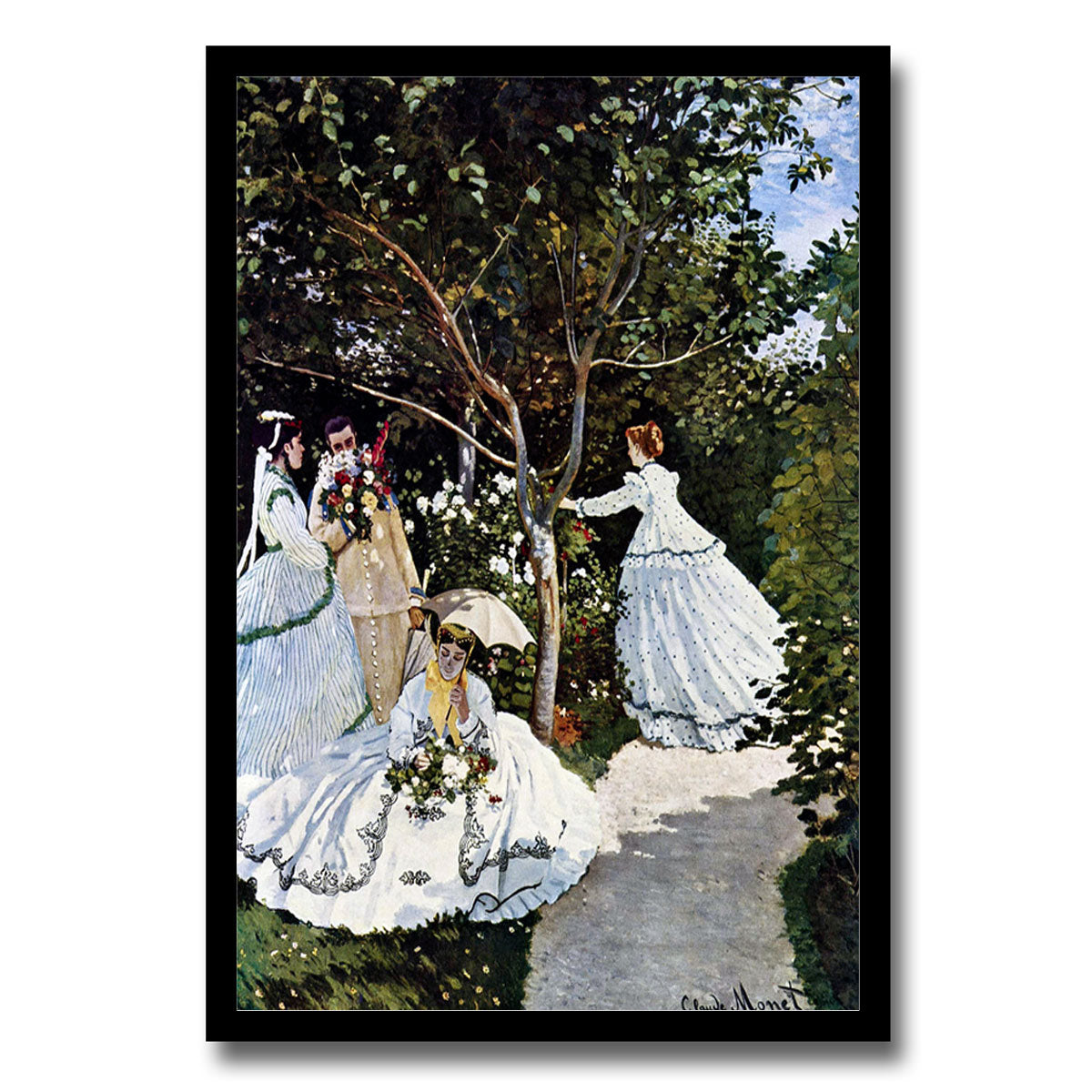 Madame Monet and Her Son (1875) by Claud Monet