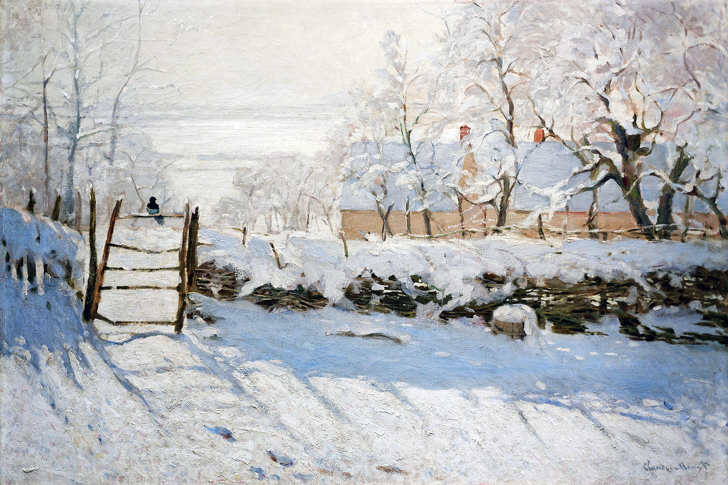 Claude Monet's The Magpie (1868–1869) by Claud Monet