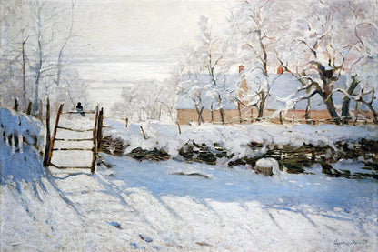 Claude Monet's The Magpie (1868–1869) by Claud Monet