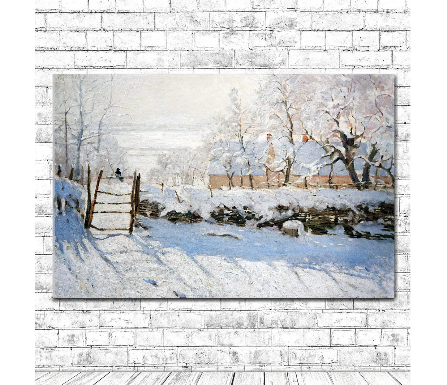 Claude Monet's The Magpie (1868–1869) by Claud Monet
