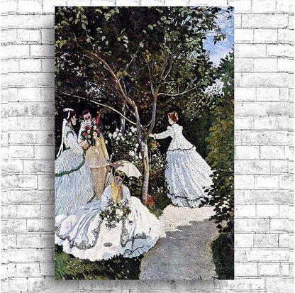 Women in the Garden (1866) by Claud Monet