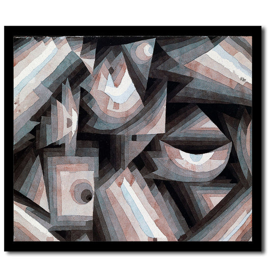 Crystal gradation (1921) by Paul Klee - Buy Print Only or Mounted with Choice of Accent Color