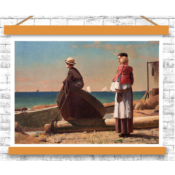 Dad's Coming (1873) by Winslow Homer