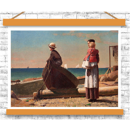 Dad's Coming (1873) by Winslow Homer