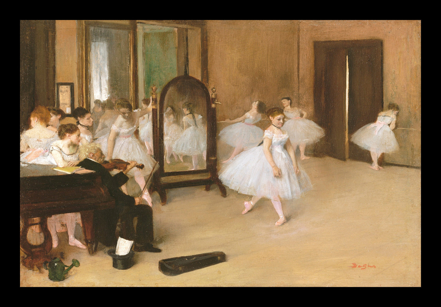 The Jockeys (ca. 1882) by Edgar Degas
