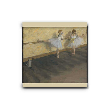 Dancers Practicing at the Barre by Edgar Degas 1877