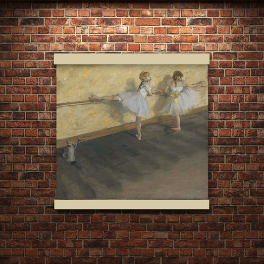 Dancers Practicing at the Barre by Edgar Degas 1877