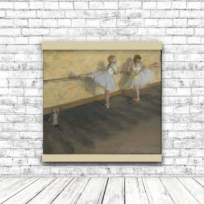 Dancers Practicing at the Barre by Edgar Degas 1877