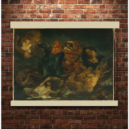 Bark of Dante by Manet 1855 | Hanging Canvas Art | Choice of Board Colors