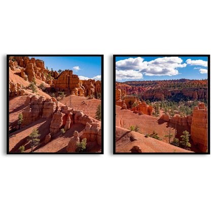 Dixie National Forest - Multi-Paneled Mural, Choose Number of Panels, Total Size, and Accent Color.