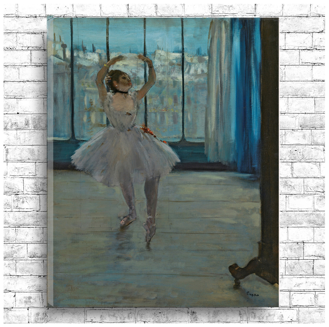 Dancer posing for a Photographer by Edgar Degas