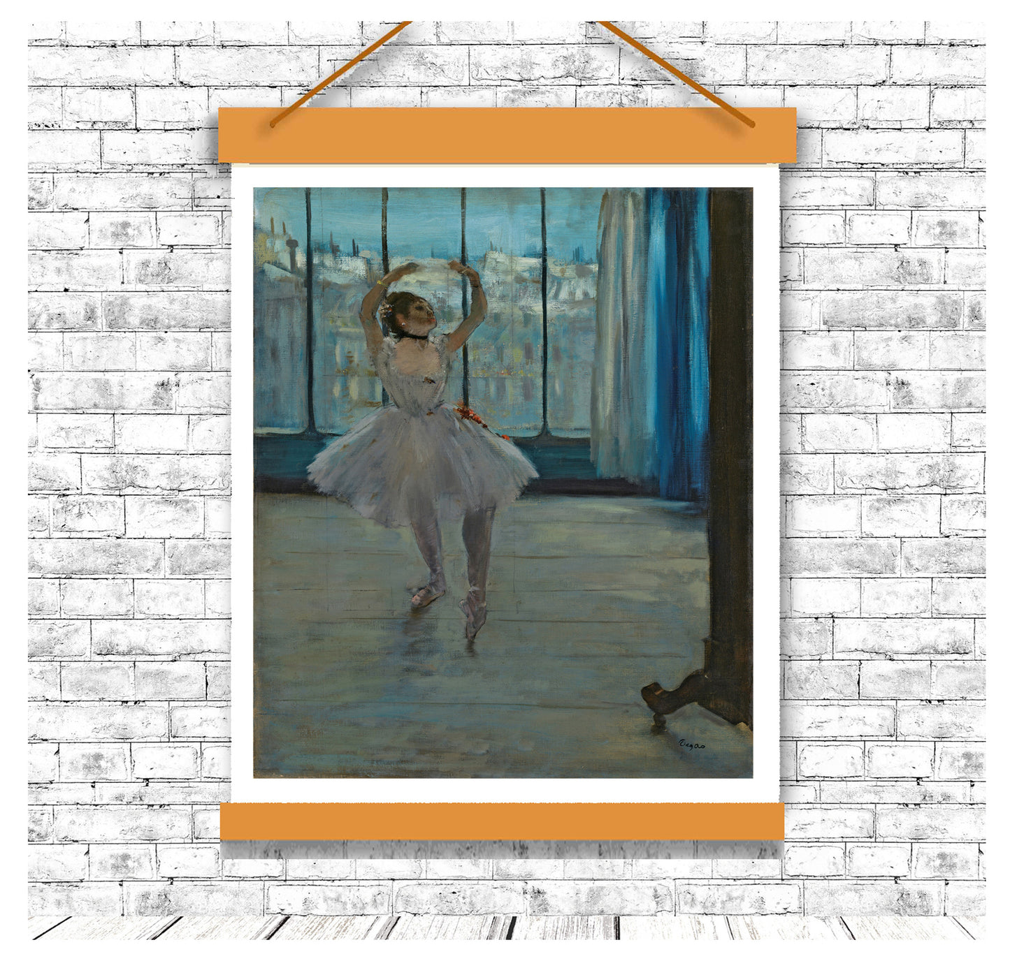 Dancer posing for a Photographer by Edgar Degas