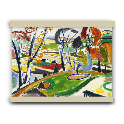 Décor Plat (1915) by Henry Sayen | Hanging Canvas Art | Choice of Board Colors