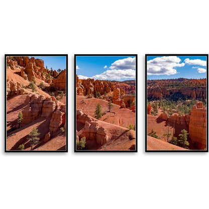 Dixie National Forest - Multi-Paneled Mural, Choose Number of Panels, Total Size, and Accent Color.