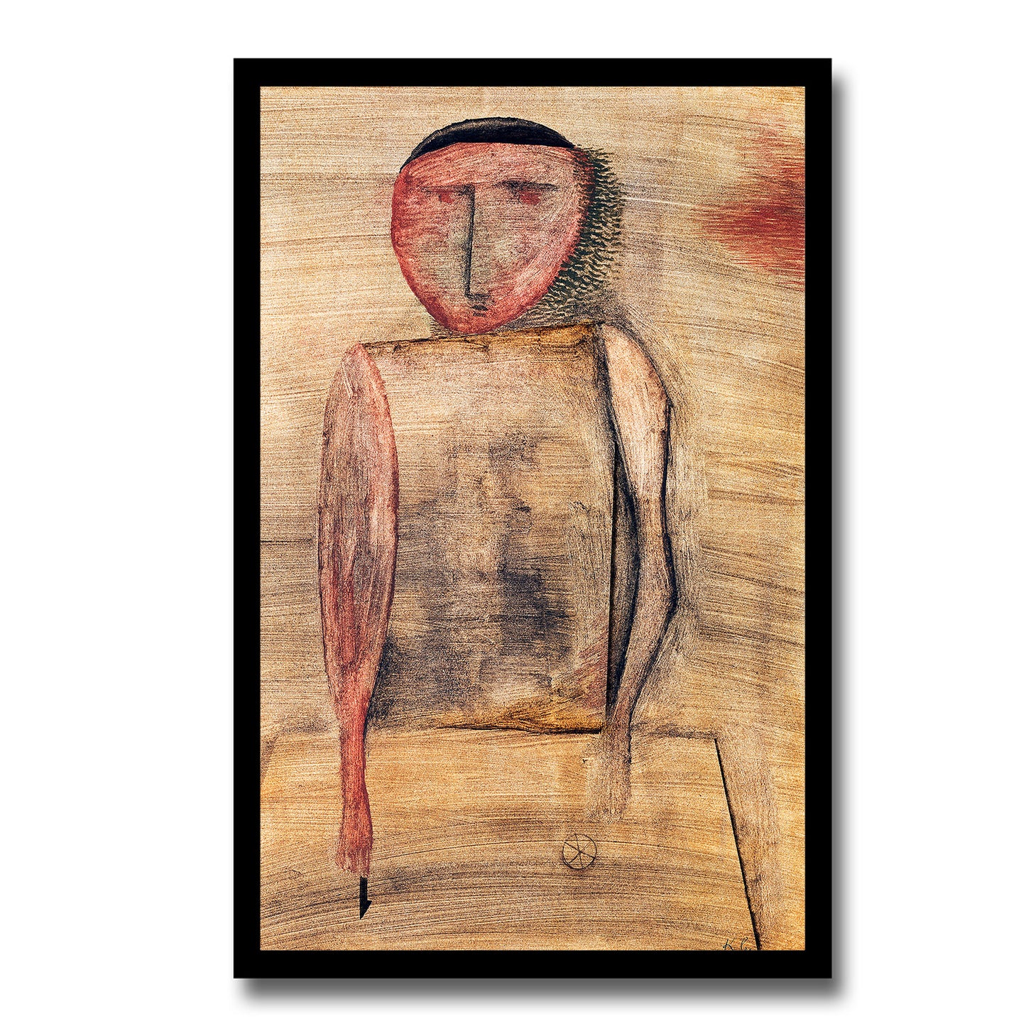 Doctor (1930) by Paul Klee - Buy Print Only or Mounted with Choice of Accent Color
