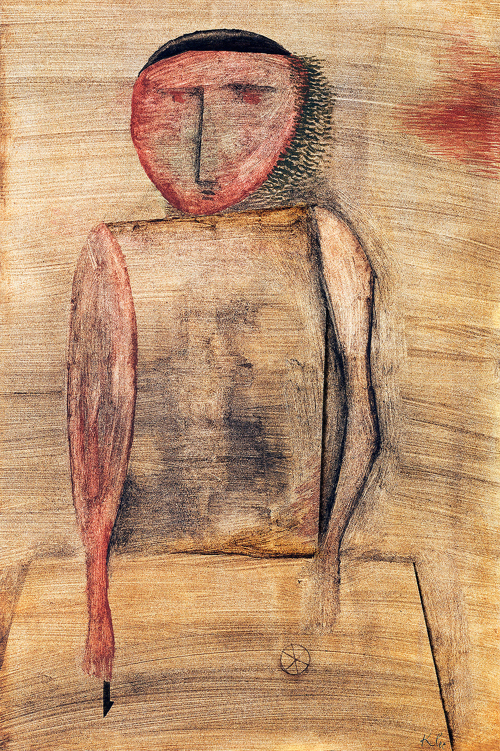Doctor (1930) by Paul Klee - Buy Print Only or Mounted with Choice of Accent Color