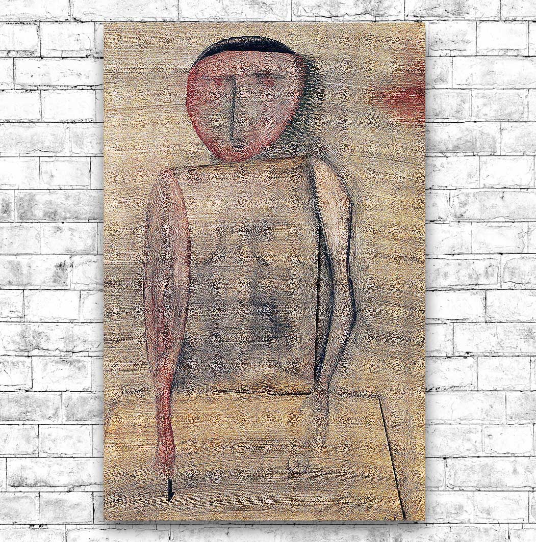 Doctor (1930) by Paul Klee - Buy Print Only or Mounted with Choice of Accent Color