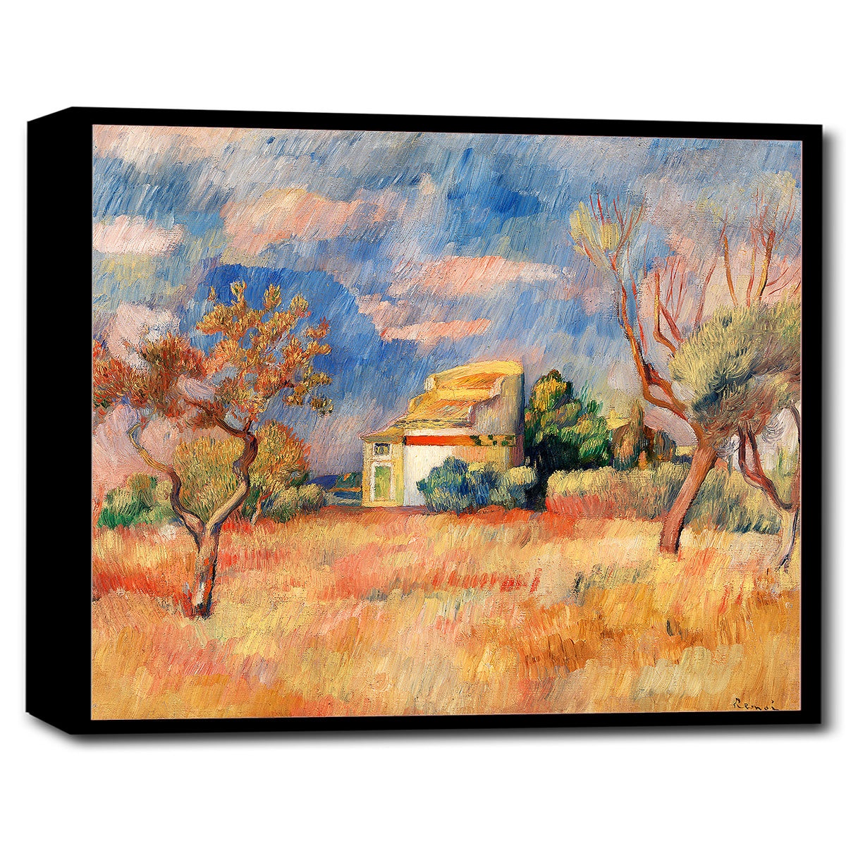 Dovecote at Bellevue by Pierre Renoir - Buy Print Only or Mounted with Choice of Accent Color
