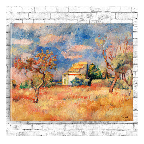 Dovecote at Bellevue by Pierre Renoir - Buy Print Only or Mounted with Choice of Accent Color