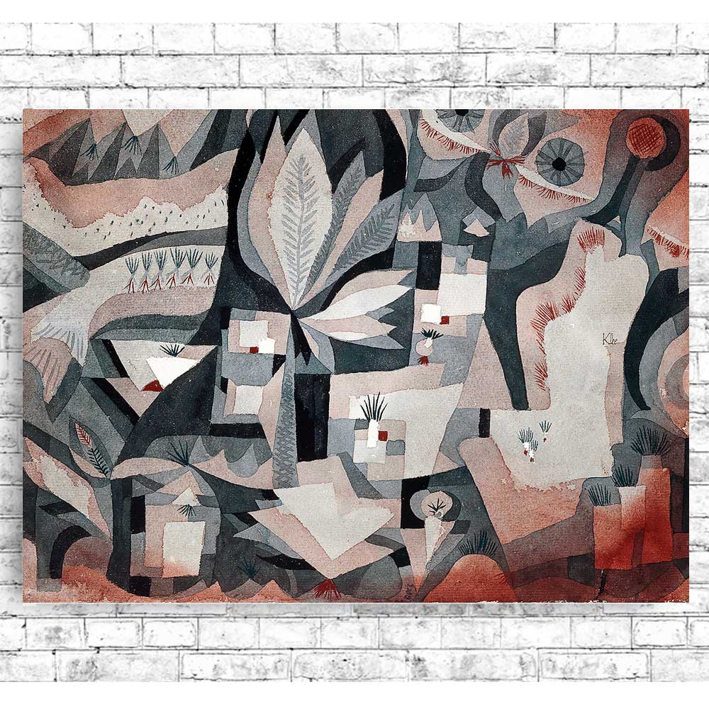 Dry cooler garden (1921) by Paul Klee - Buy Print Only or Mounted with Choice of Accent Color